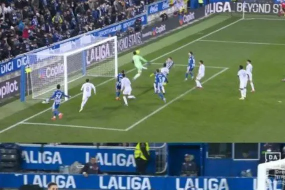 صور منقذ الريال الأول أمام ألافيس