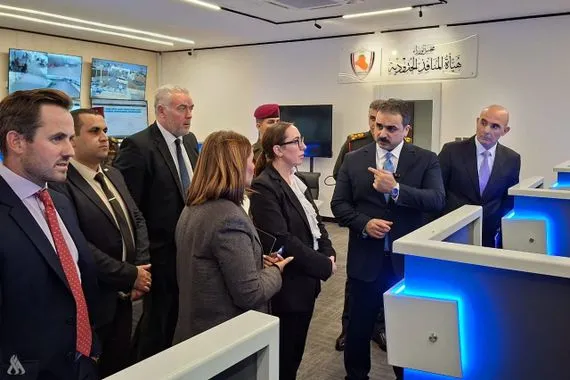 الوائلي لوفد من السفارة البريطانية هيئة المنافذ تشهد تحولاً رقمياً واسعاً وكالة الانباء العراقية واع