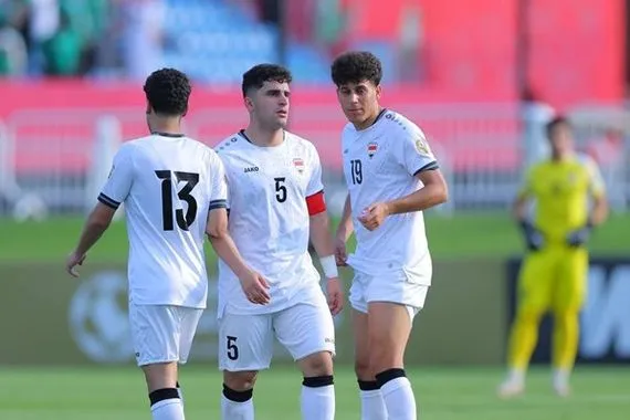 منتخبنا الأولمبي ينهي الشوط الأول متأخراً بالنتيجة