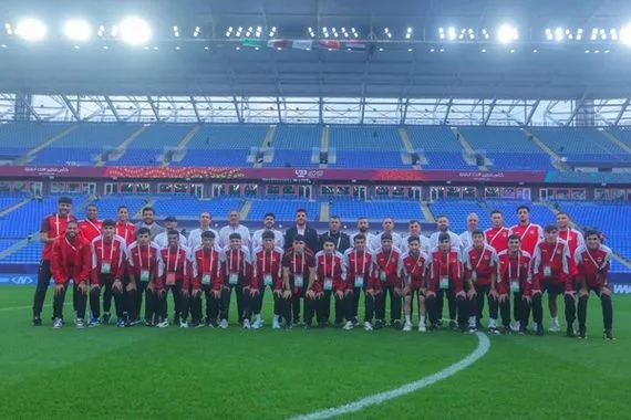 بالصور وصول المنتخب الأولمبي الى ملعب 974 لملاقاة المنتخب السعودي في نهائي كاس الخليج تحت 23 عاماً