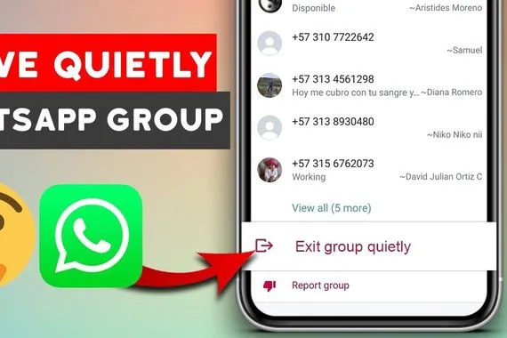 واتساب يذكّر كيف تخرج من كروبات واتساب بلا احراج