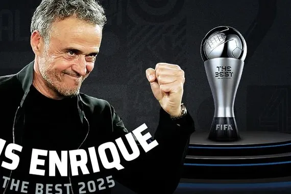 جوائز ذا بيست إنريكي أفضل مدرب في العالم لعام 2025 شفق نيوز