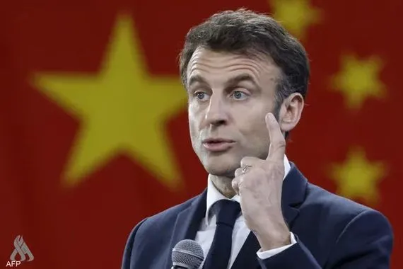 ماكرون يدعو إلى اتباع نهج تعاوني في العلاقة التجارية مع الصين وكالة الانباء العراقية واع