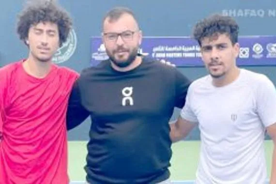العراق يحقّق إنتصارين في بطولة النخبة العربية للتنس