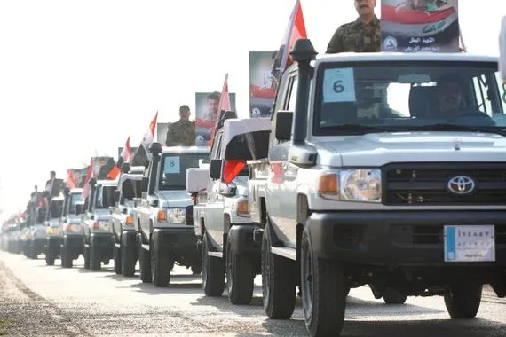 الحشد يحيي ذكرى ضربة 2019 تشييع رمزي لقتلى القائم في بغداد شفق نيوز