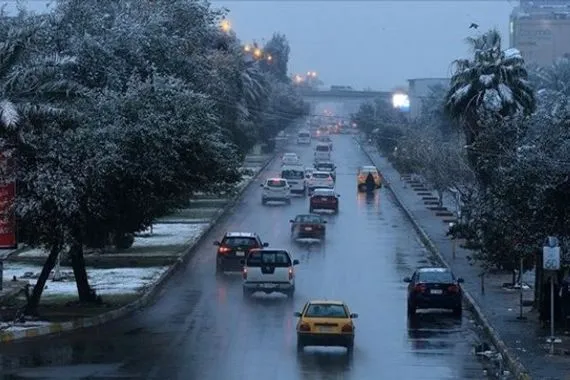 طقس العراق أمطار وثلوج ورياح مثيرة للغبار في هذه المناطق