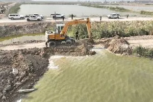 موارد الأنبار إزالة جميع بحيرات الأسماك المتجاوزة على نهر الفرات