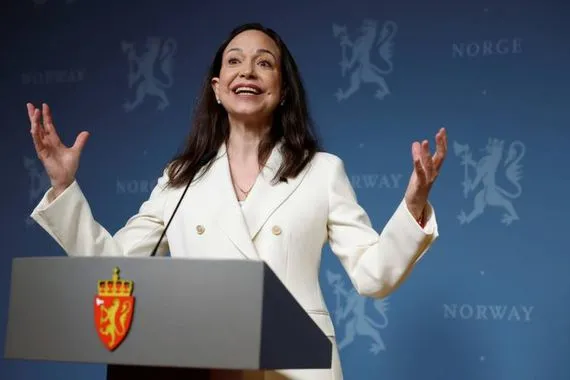 ترامب ماتشادو لا تحظى بالدعم أو الاحترام لإدارة فنزويلا