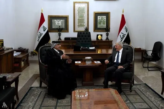 رئيس الجمهورية وعبد المهدي يؤكدان ضرورة تكاتف جميع القوى لمواجهة التحديات وكالة الانباء العراقية واع