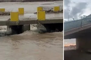 سيول طوزخورماتو انهيار جديد في الجسر الجنوبي وافتتاح مؤقت للطريق الحولي صور وفيديو شفق نيوز