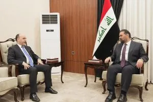 رئيس البرلمان وأمين بغداد يبحثان الواقع الخدمي في العاصمة وكالة الانباء العراقية واع
