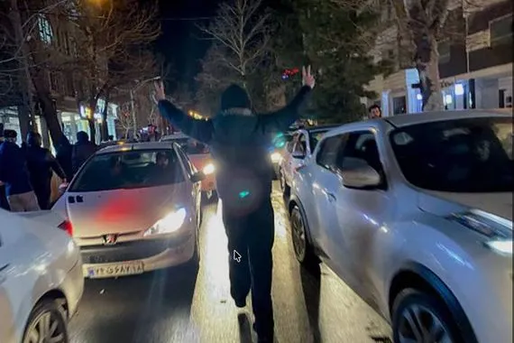 تظاهرات احتجاجية كبيرة في طهران