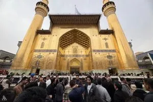 العتبة العلوية المقدسة تزيح الستار عن مشروع تأهيل وتذهيب الإيوان الذهبي الكبير وكالة الانباء العراقية واع