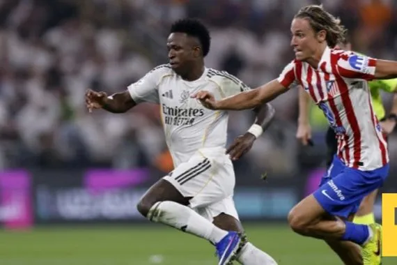 رئيس رابطة الدوري الإسباني يؤيد سيميوني في أزمته مع فينيسيوس