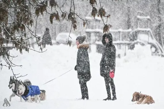 عاصفة موسكو الثلجية تاريخية تحطم أرقاما قياسية عمرها 56 عاما وكالة الانباء العراقية واع