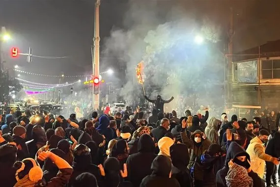 تركيا خصوم إيران يتلاعبون بالاحتجاجات من الخارج