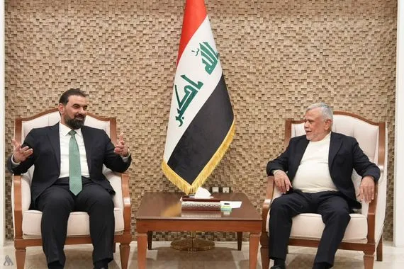 رئيس البرلمان والعامري يؤكدان على ضرورة إكمال الاستحقاقات الدستورية وكالة الانباء العراقية واع