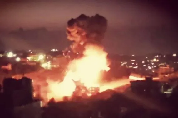 حزام ناري غارات إسرائيلية تستهدف بلدة كفر حتى جنوب لبنان