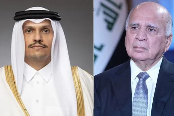 بغداد والدوحة تبحثان التطورات في إيران ومستجدات اليمن