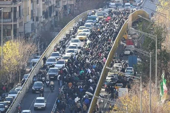 الجيش الإسرائيلي يعلق على احتجاجات إيران شأن داخلي