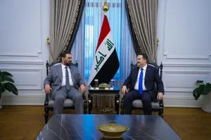 السوداني يؤكد للحلبوسي أهمية أن يضطلع مجلس النواب الجديد بمهامه التشريعية