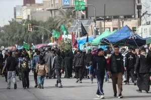 بالصور خطوات الزائرين تواصل شق طريقها نحو الكاظمية المقدسة وكالة الانباء العراقية واع