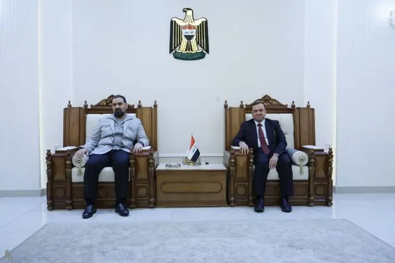 الحلبوسي والموسوي يبحثان ملف حسم بقية الرئاسات وتشكيل الكابينة الوزارية وكالة الانباء العراقية واع