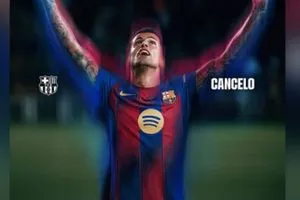 صورة أول تعليق من كانسيلو بعد تعاقد برشلونة معه