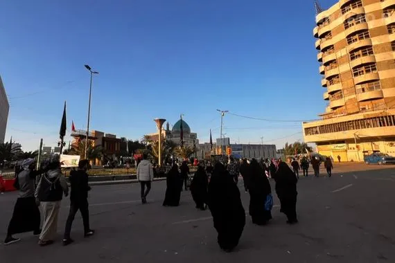 بغداد الآلاف يواصلون المسير نحو الكاظمية لتأدية الزيارة الرجبية صور شفق نيوز