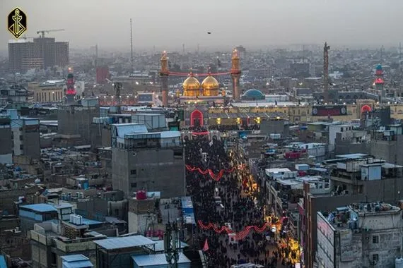 بالصور حشود الزائرين تستعد لتشييع النعش الرمزي للإمام الكاظم ع