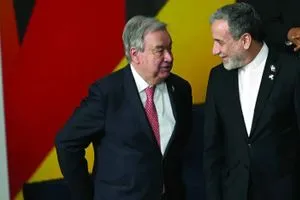 عراقجي لغوتيريش إسرائيل متورّطة بتسليح وتنظيم الإرهابيين في إيران شفق نيوز