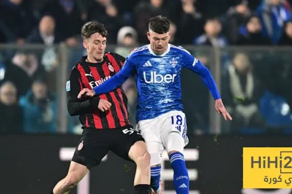 التعادل يحسم الشوط الاول من مباراة ميلان وكومو