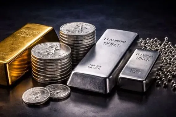 المعادن النفيسة تحافظ على مكاسبها الاسبوعية رغم انخفاضها شفق نيوز