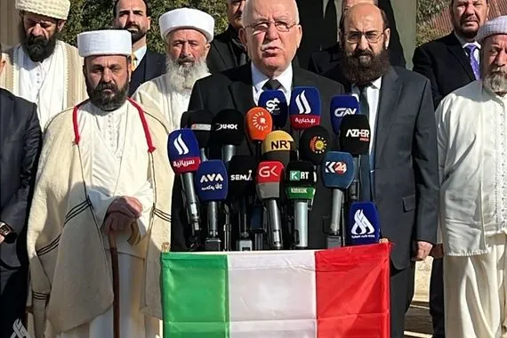 المجلس الروحاني الإيزيدي يدعو لإغاثة المدنيين في سوريا على خلفية الأحداث وكالة الانباء العراقية واع