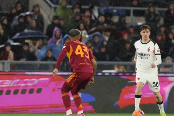 إحصائيات الشوط الأول لمباراة ميلان وروما