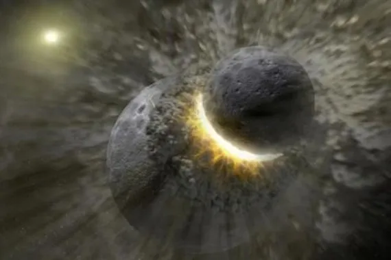 حدث كوني نادر سحابة معدنية تحجب ضوء نجم بعيد