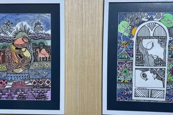 غواية الزبيدي في لوحات سياسية