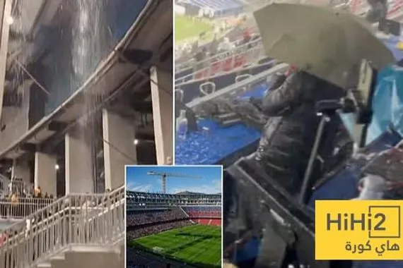 فضيحة الكامب نو صورة لابورتا تحت المطر تكشف فوضى المشروع وكذبة الـ1500 مليون يورو