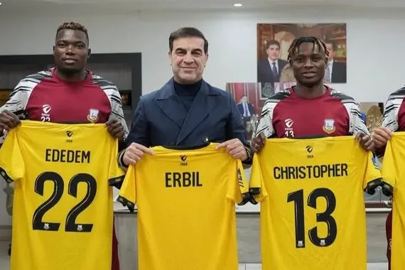 أربيل ينجز ميركاتو الإمبراطور بضم 4 لاعبين من بوليفيا ونيجيريا شفق نيوز